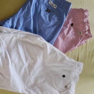 3 Pairs FREE PLANET Men's Size 34 Shorts Pink Blue and White